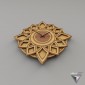 clock fractal wood DIY