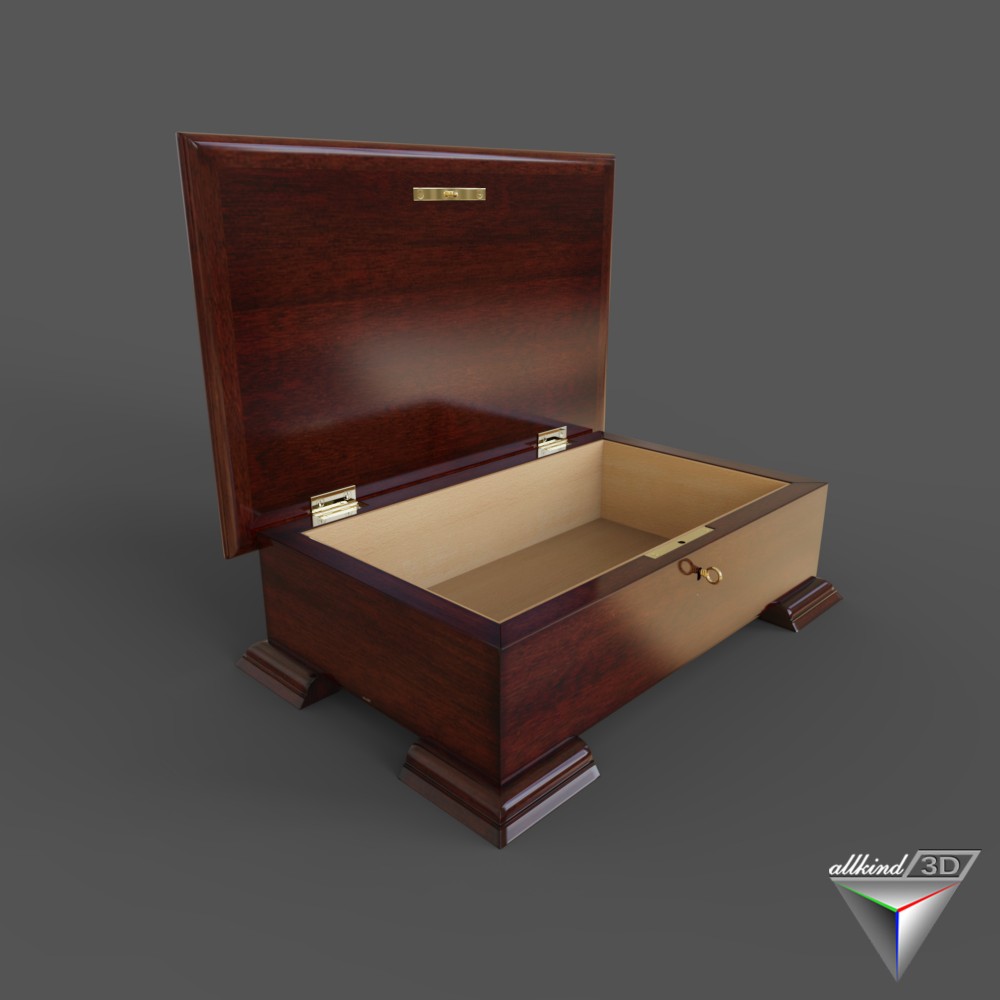 AllKind3D.com 3Dmodel casket RouterCentric wood DIY