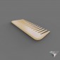 comb wood without handle