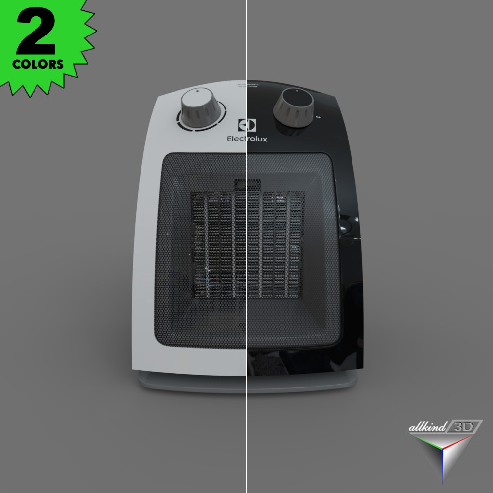 AllKind3D.com 3Dmodel heater Electrolux EHF_C-5115