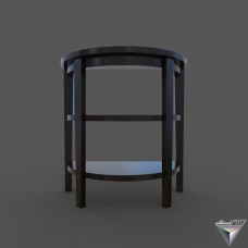 table console Convenience Concepts Newport 3-Shelf