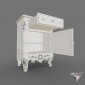 stand bedside table eclecticism style DIY
