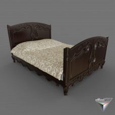 double bed eclecticism style DIY