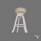 stool wood Adjustable DIY