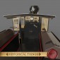 steam locomotive Brooks 2-6-0 Mogul type Dillon No35
