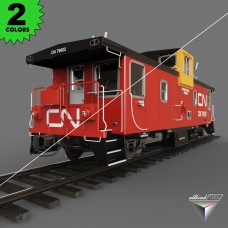 railcar caboose CN PSC