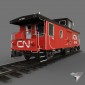 railcar caboose CN PSC