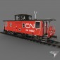 railcar caboose CN PSC