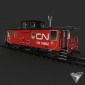 railcar caboose CN PSC