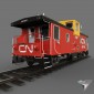 railcar caboose CN PSC