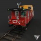 railcar caboose CN PSC