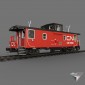 railcar caboose CN PSC