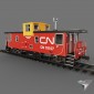 railcar caboose CN PSC