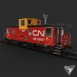 railcar caboose CN PSC