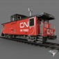 railcar caboose CN PSC