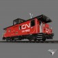 railcar caboose CN PSC