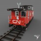 railcar caboose CN PSC