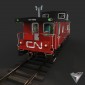 railcar caboose CN PSC