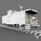 railcar caboose CN PSC